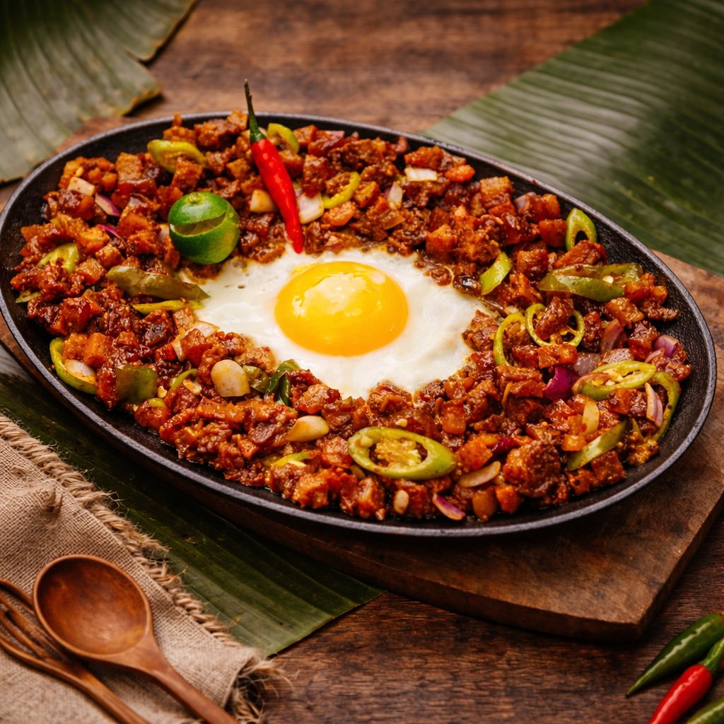 Pork Sisig on sizzling plate – Tita Yayoy's Lucena City